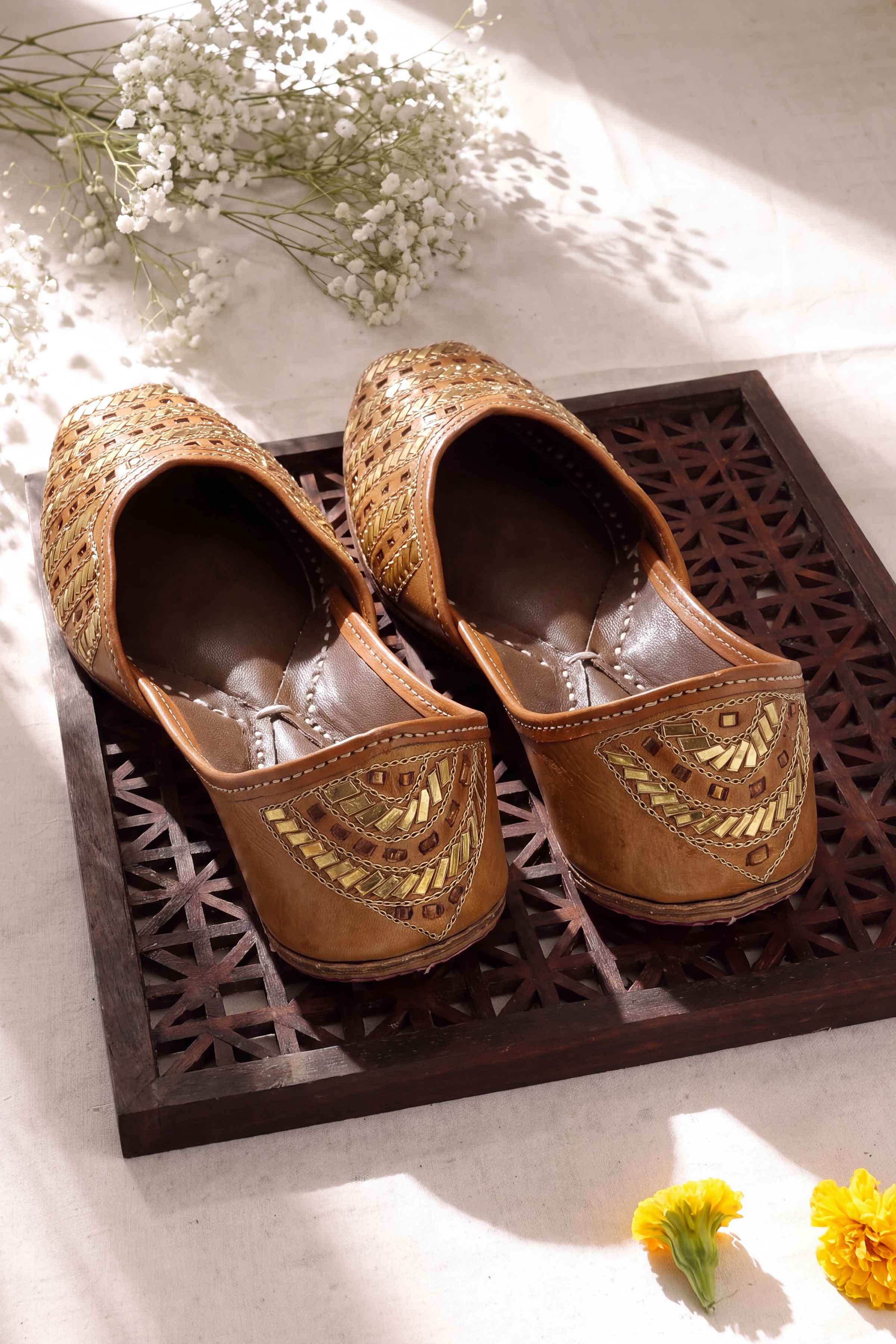 Beige Khussa-1718293718 - for Women - Shoes Collection | Nishat | Shop Online