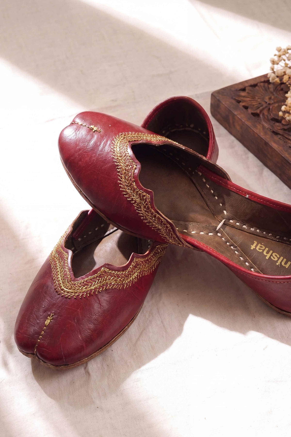 Maroon Khussa-1718303722 - for Women - Shoes Collection | Nishat | Shop Online