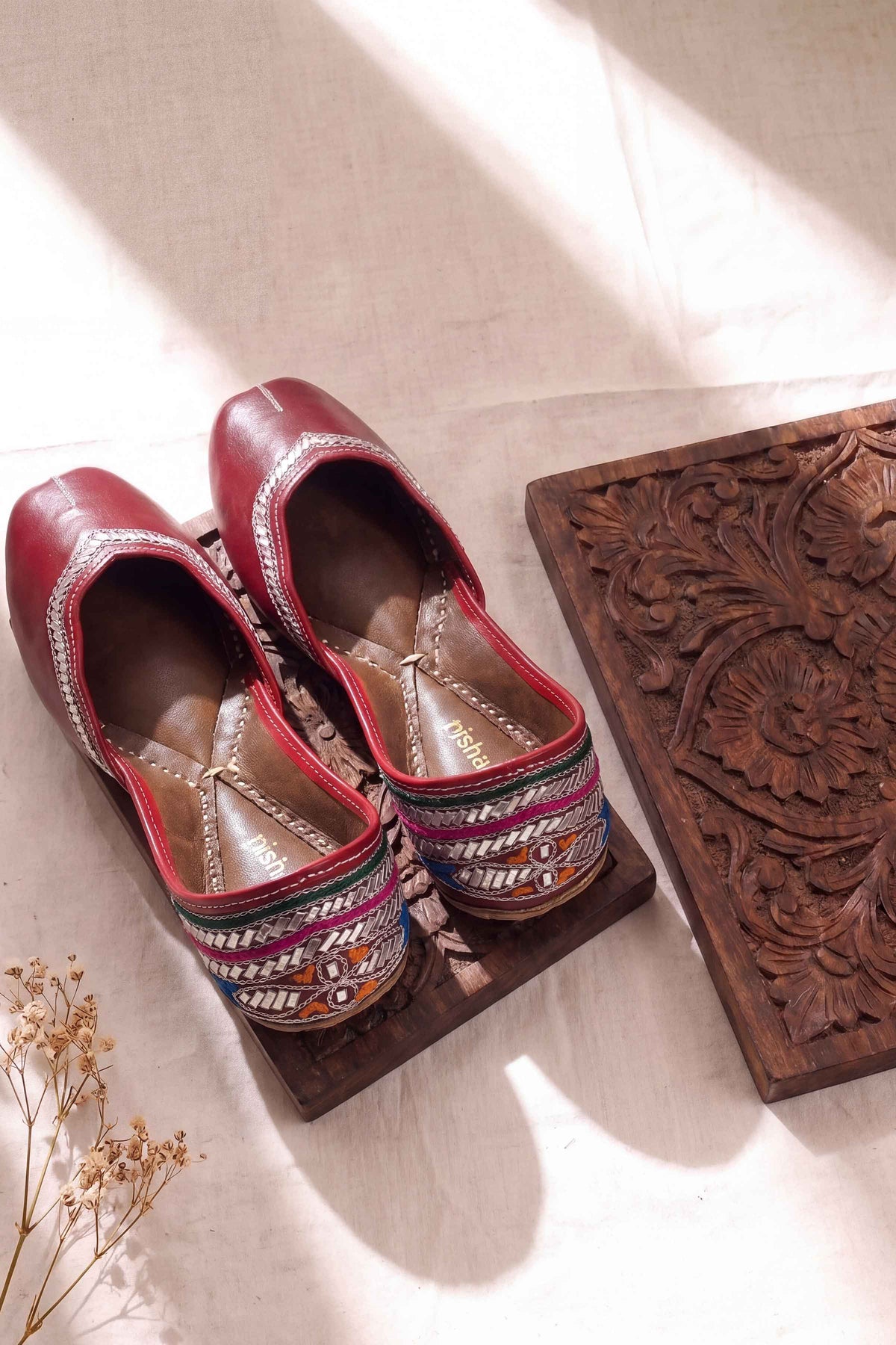 Red Khussa-1718323701 - for Women - Shoes Collection | Nishat | Shop Online