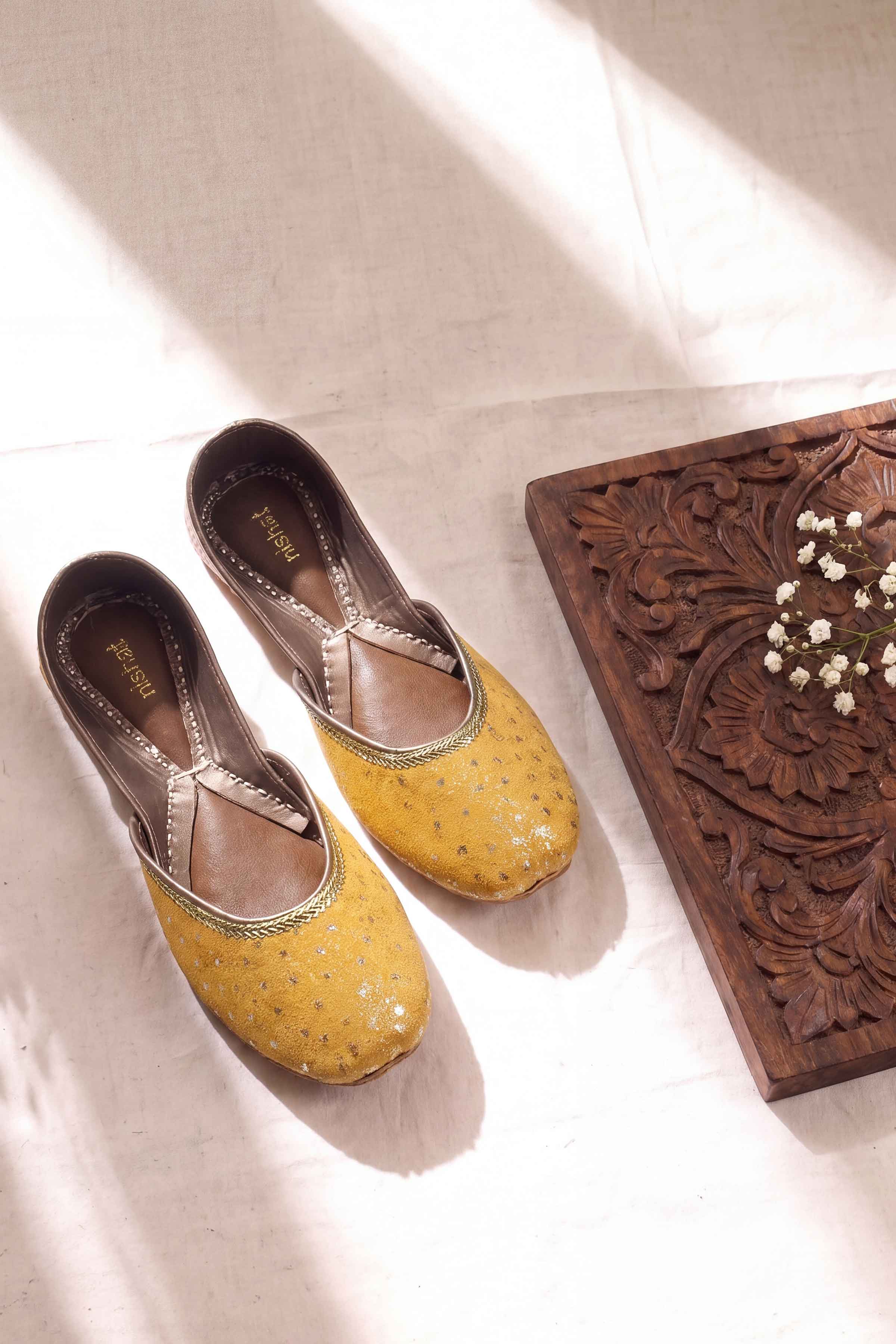 Yellow Khussa-1718343702 - for Women - Shoes Collection | Nishat | Shop Online