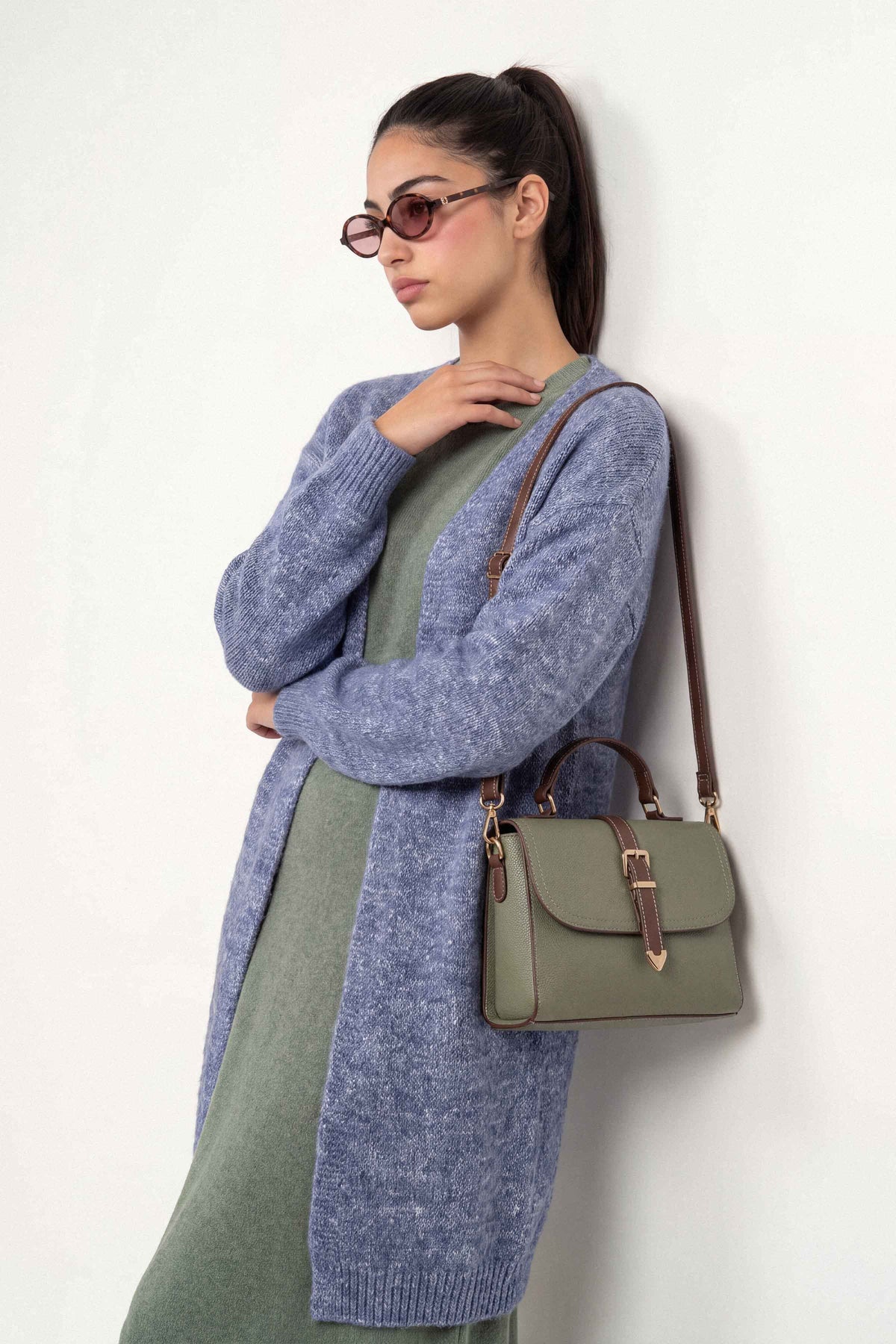 Blue Long Sweater-1719000108 for Women – Long Sweaters Collection | Nishat | Shop Online