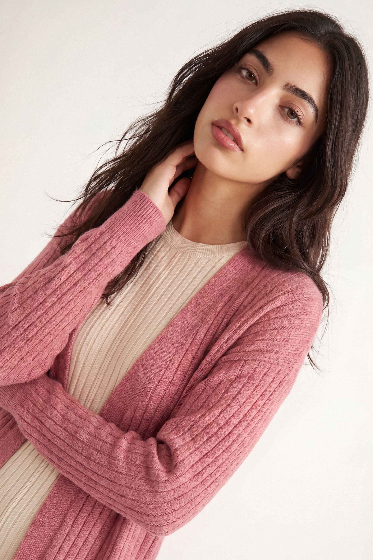 Brick Red Long Sweater-1719010101 for Women – Long Sweaters Collection | Nishat | Shop Online