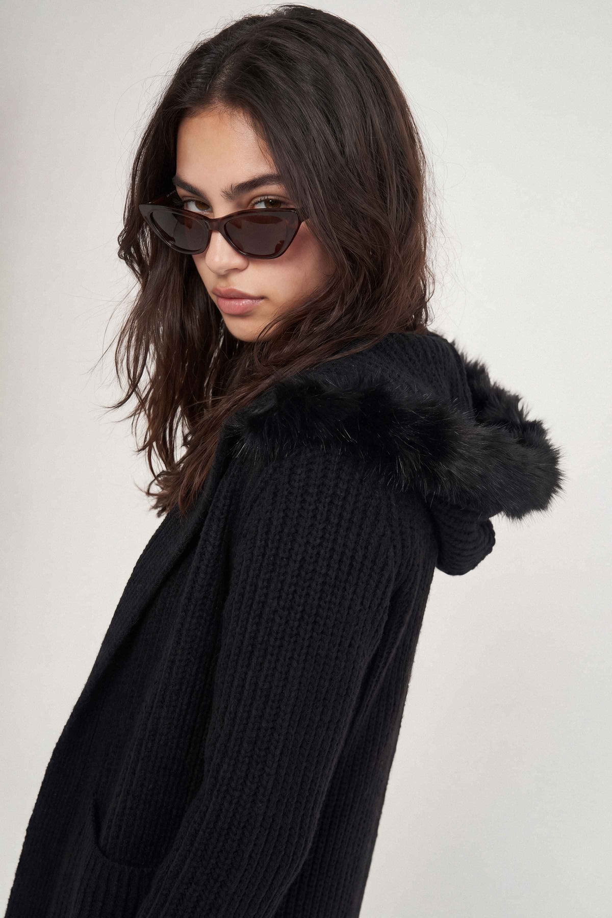 Black Long Sweater-1719040103 for Women – Long Sweaters Collection | Nishat | Shop Online