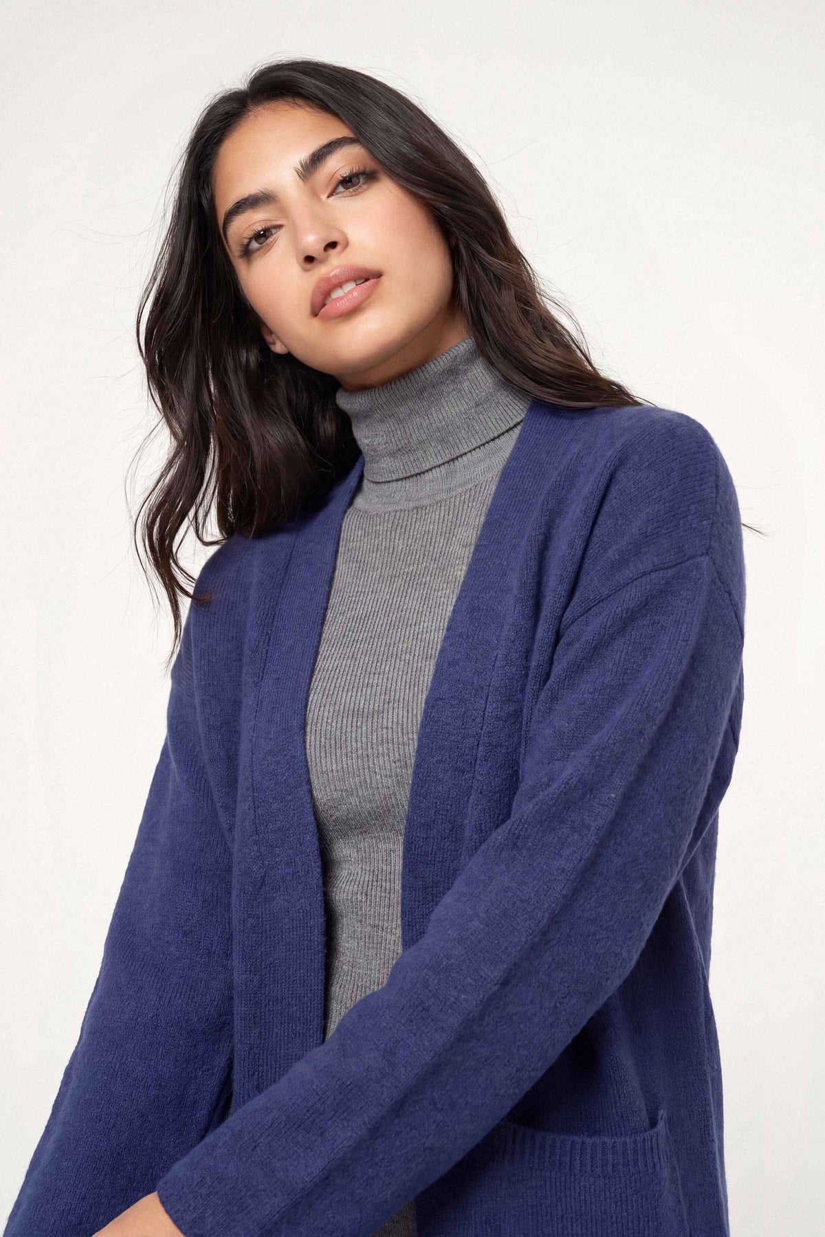 Navy Long Sweater-1719060121 for Women – Long Sweaters Collection | Nishat | Shop Online