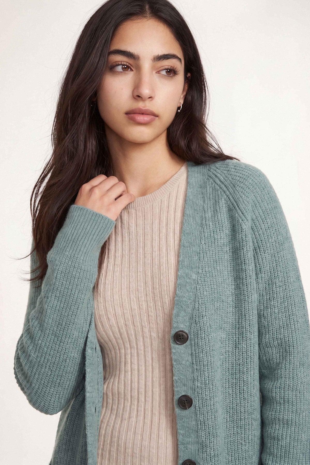 Green Long Sweater-1719070104 for Women – Long Sweaters Collection | Nishat | Shop Online