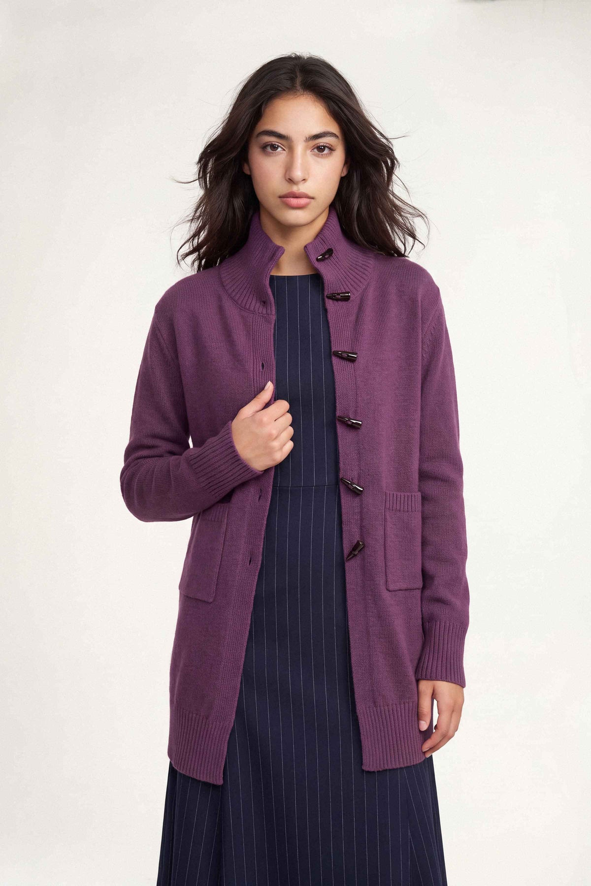 Maroon Long Sweater-1719080122 for Women – Long Sweaters Collection | Nishat | Shop Online