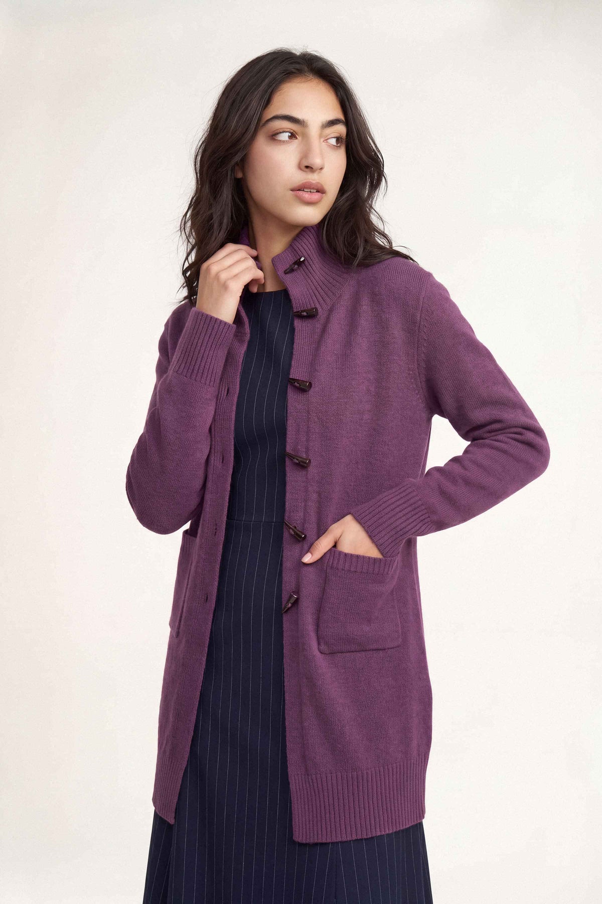Maroon Long Sweater-1719080122 for Women – Long Sweaters Collection | Nishat | Shop Online