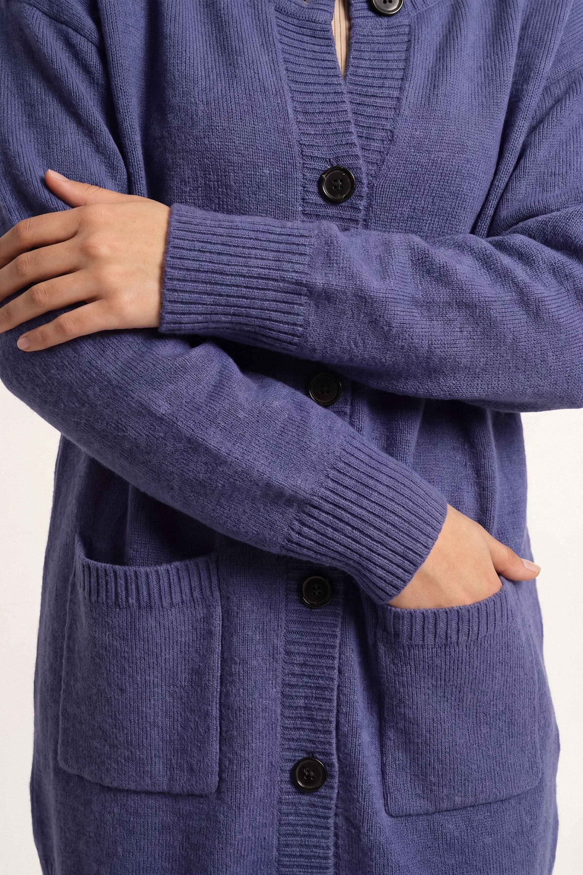 Navy Long Sweater-1719110121 for Women – Long Sweaters Collection | Nishat | Shop Online