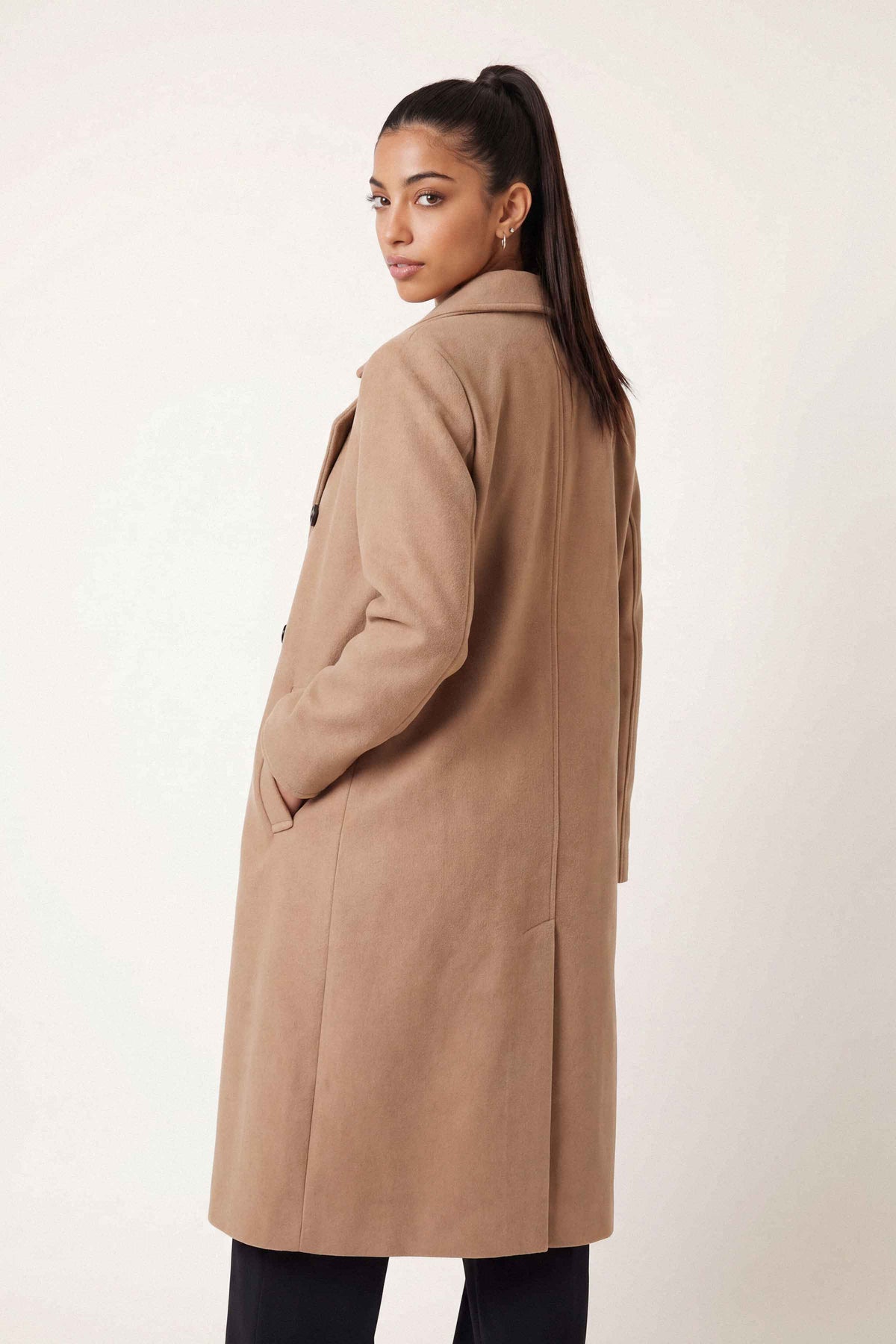 Brown Long Coat-1719470113 for Women – Long Coat Collection | Nishat | Shop Online