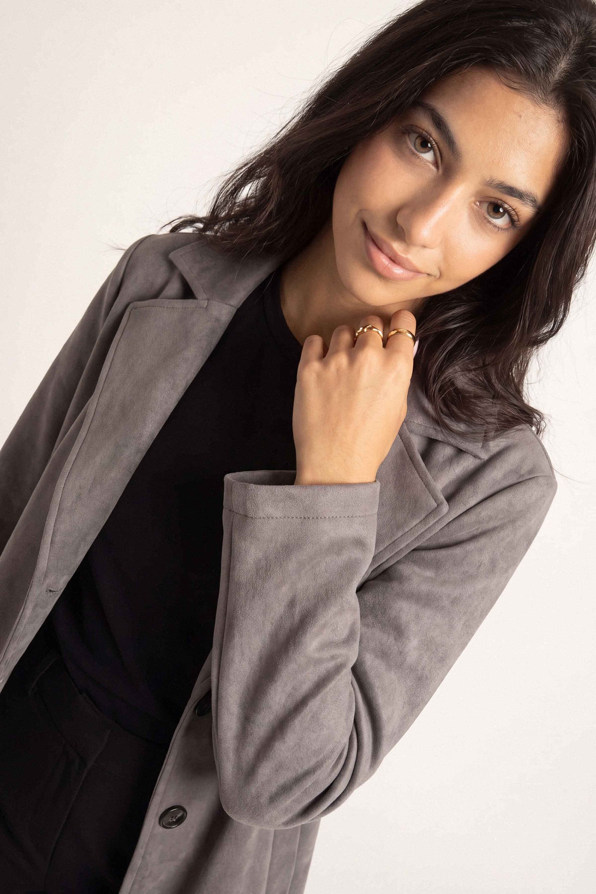 Dark Grey Long Coat-1719710120 for Women – Long Coat Collection | Nishat | Shop Online