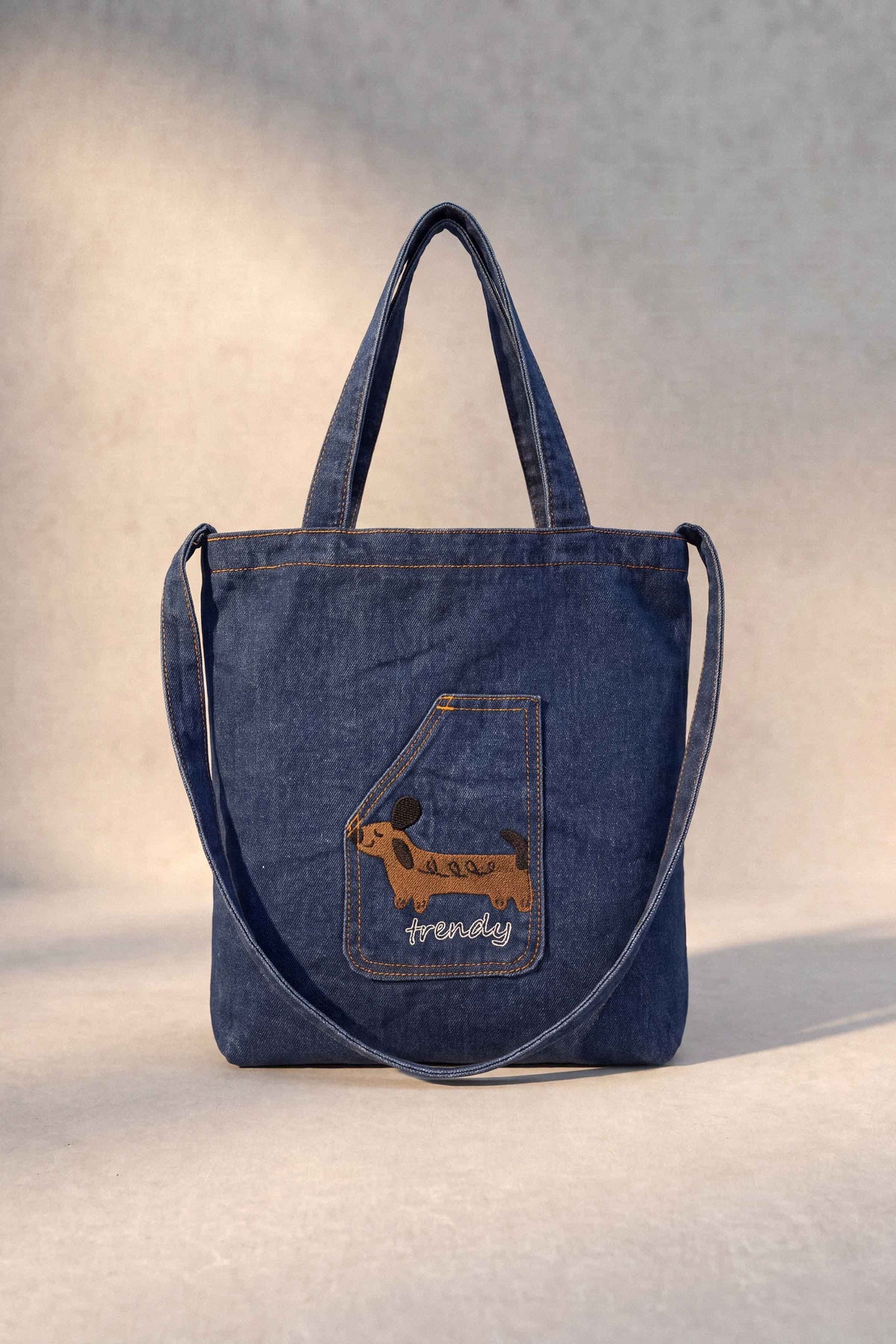 Navy Fabric Bag-1719822121 - for Women - Bag Collection | Nishat | Shop Online
