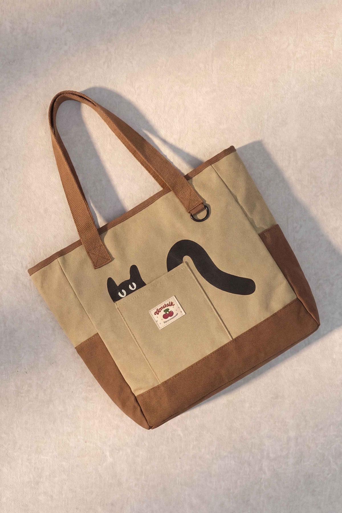 Khaki Fabric Bag-1719872130 - for Women - Bag Collection | Nishat | Shop Online