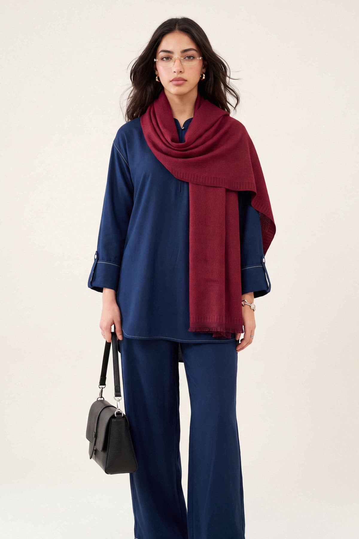 Maroon Women Shawl-1720452122 for Women - Shawl Collection | Nishat | Shop Online