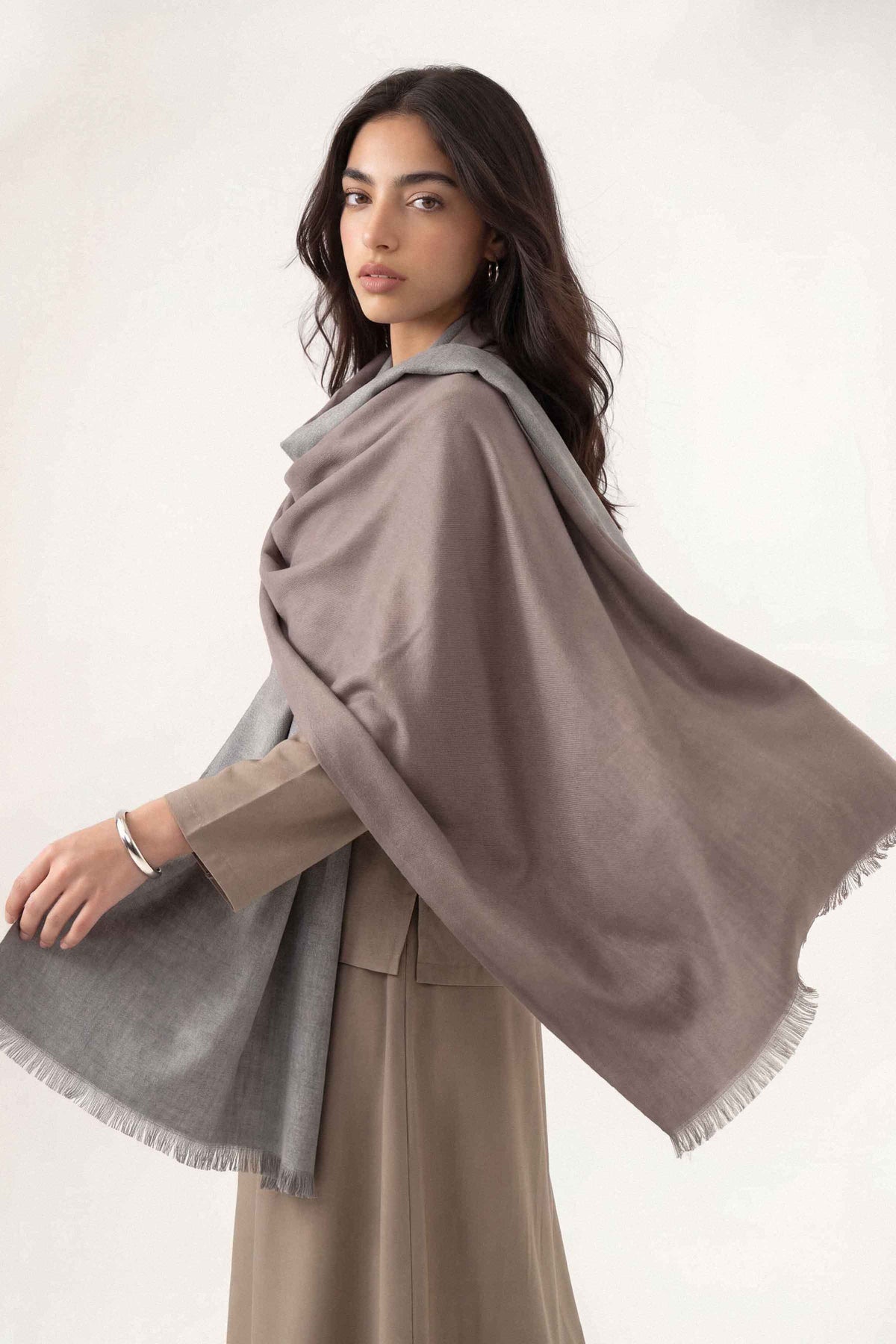 Grey Women Shawl-1720512111 for Women - Shawl Collection | Nishat | Shop Online