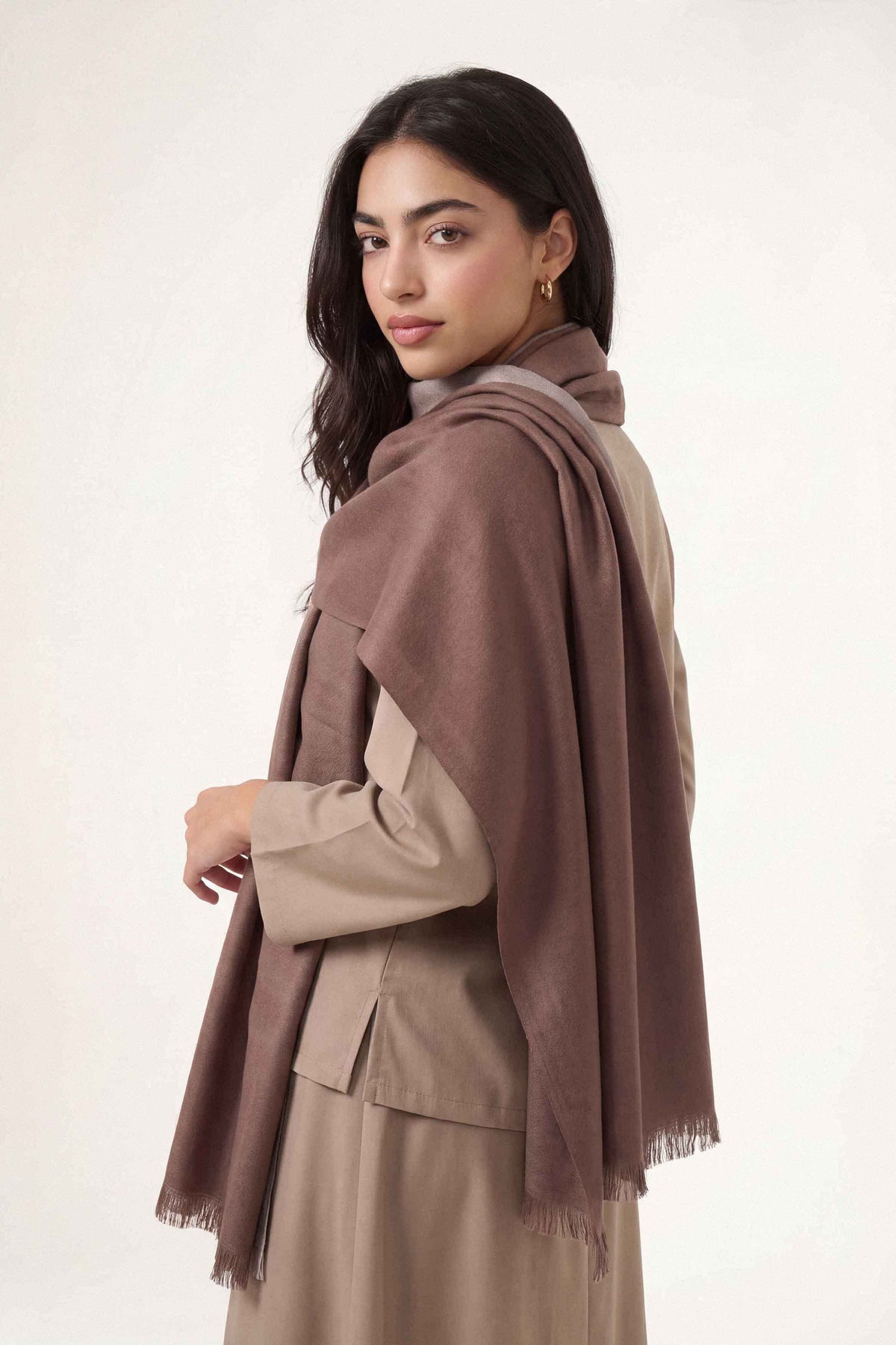 Coffee Women Shawl-1720512117 for Women - Shawl Collection | Nishat | Shop Online