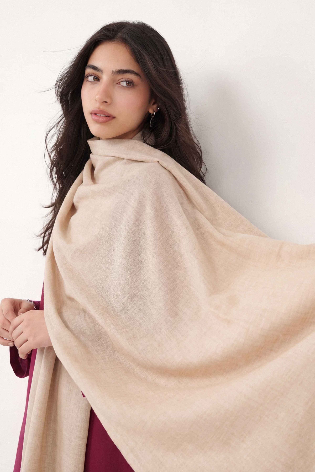 Khaki Women Shawl-1720522130 for Women - Shawl Collection | Nishat | Shop Online