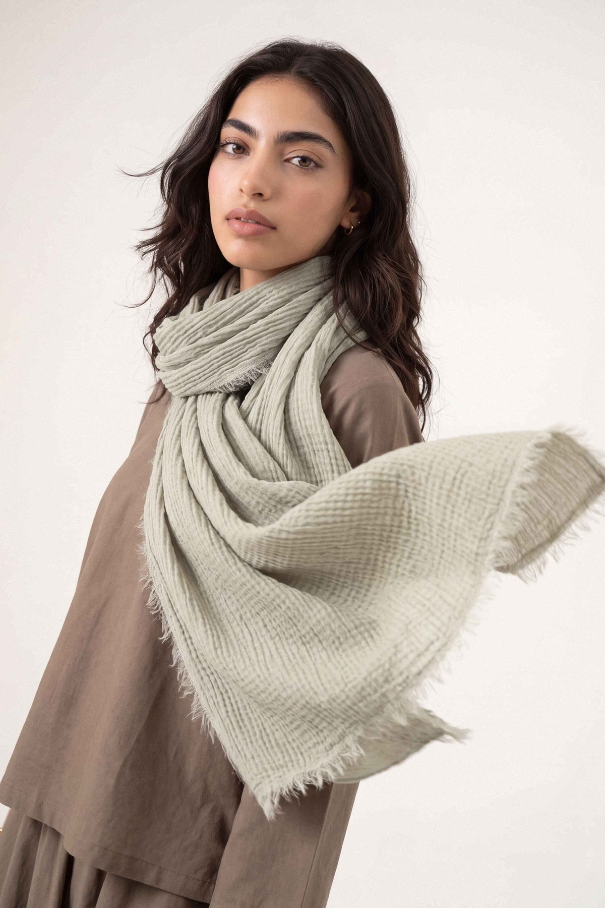 Green Women Shawl-1721062104