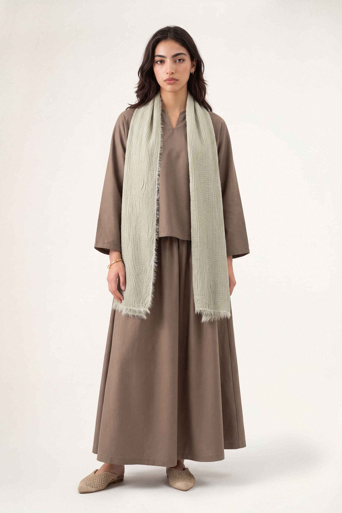 Green Women Shawl-1721062104