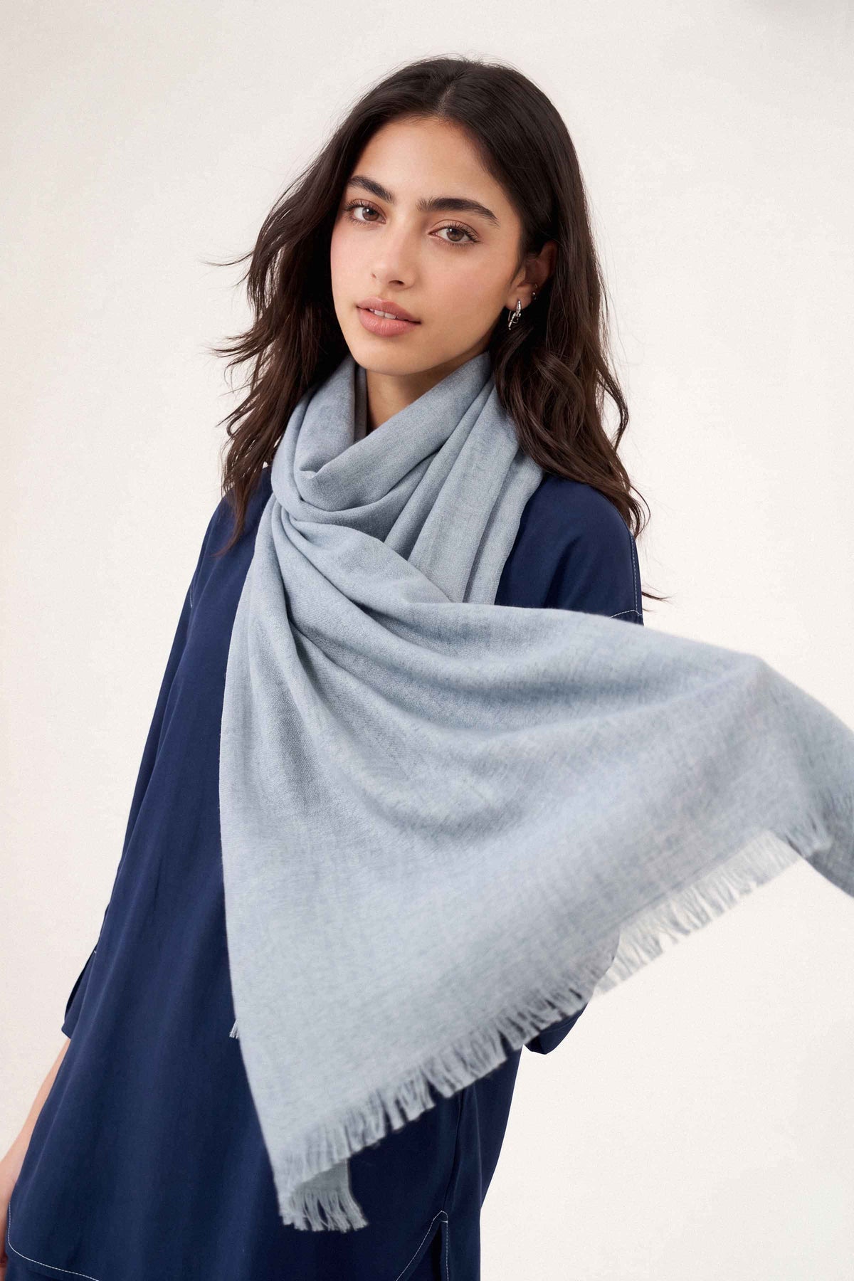 Blue Women Shawl-1721112108