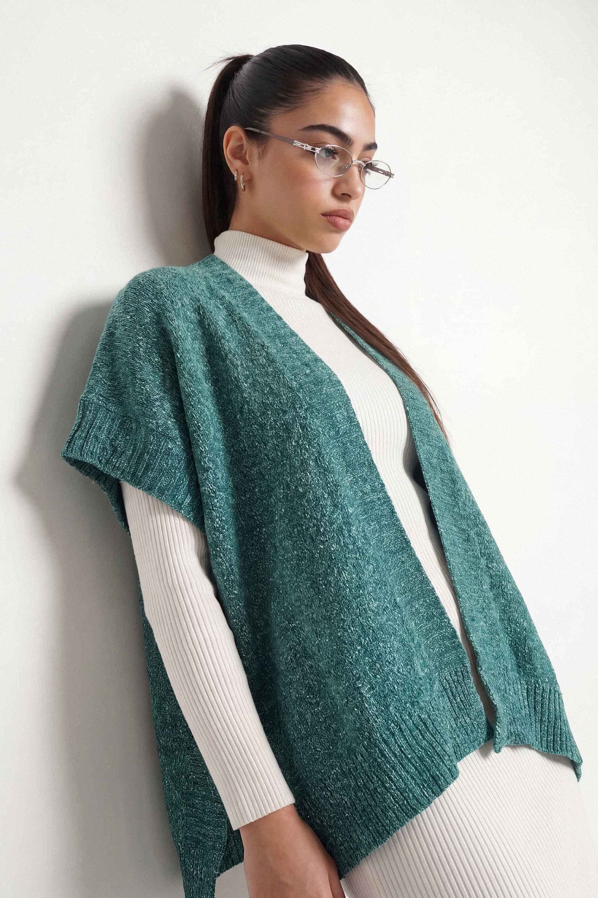 Green Cape Shawl-1721282104 for Women - Cape Shawl Collection | Nishat | Shop Online