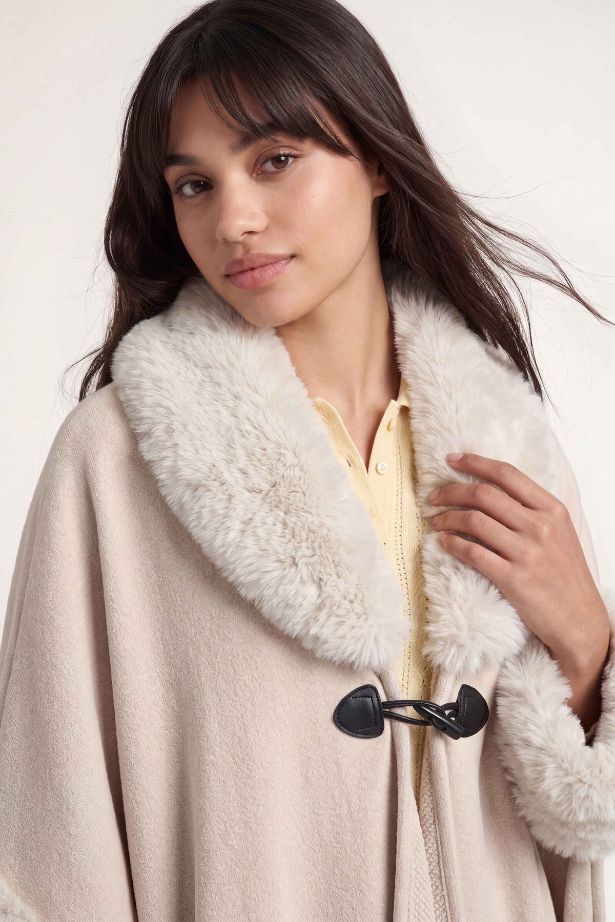 Off White Cape Shawl-1721292107 for Women - Cape Shawl Collection | Nishat | Shop Online