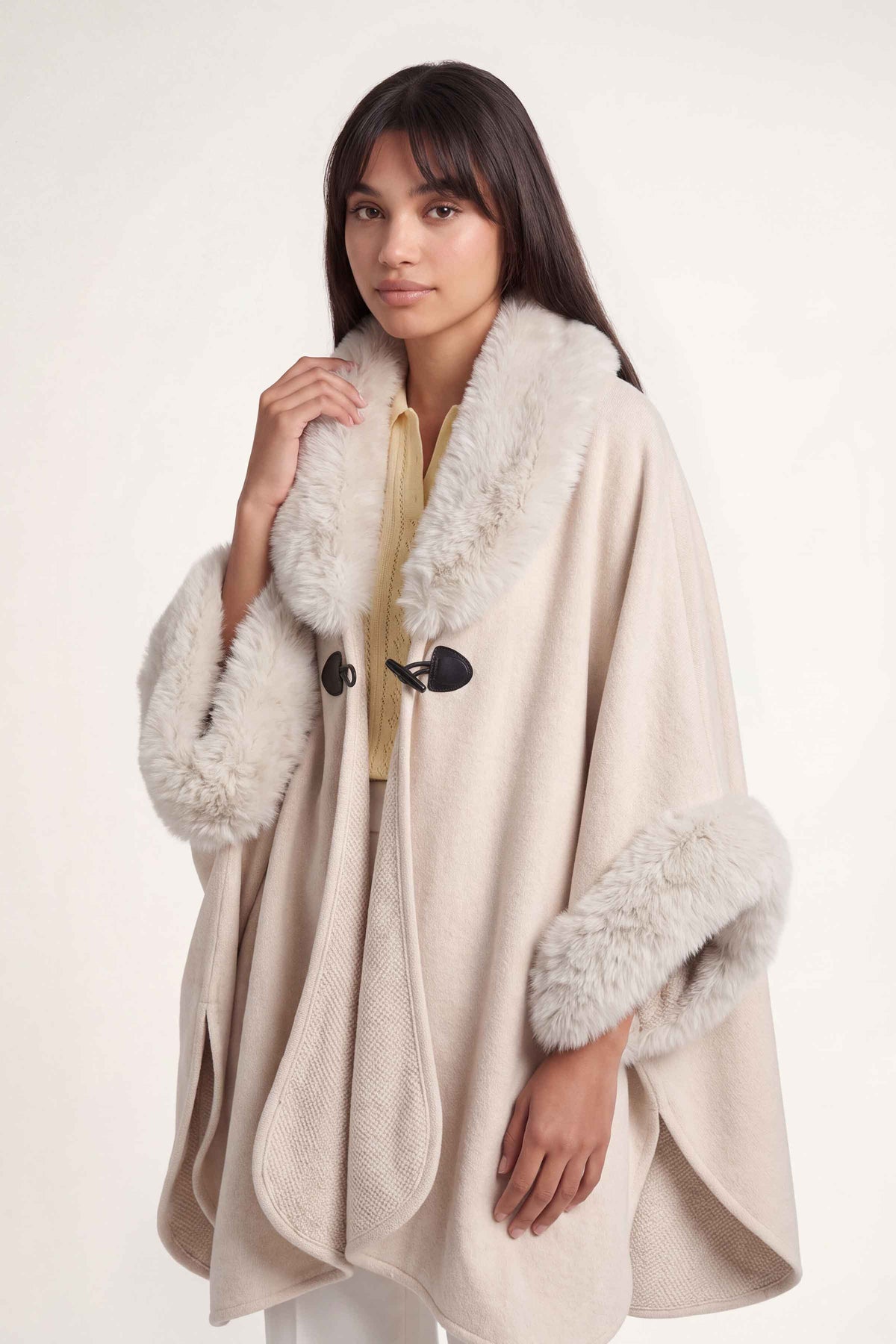 Off White Cape Shawl-1721292107 for Women - Cape Shawl Collection | Nishat | Shop Online