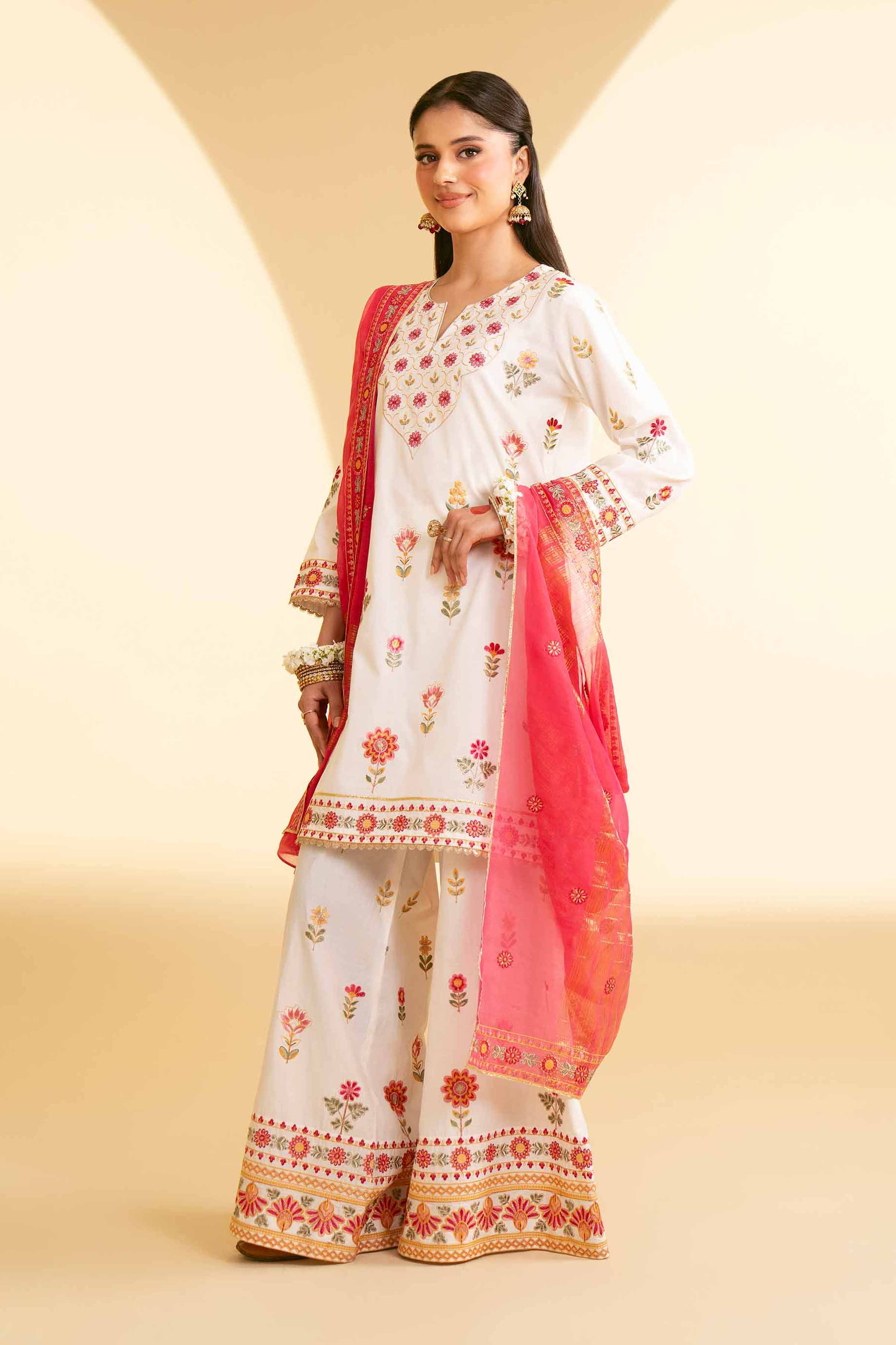 3 Piece - Embroidered Suit - 42219885 for Women - Unstitched Collection | Nishat | Shop Online