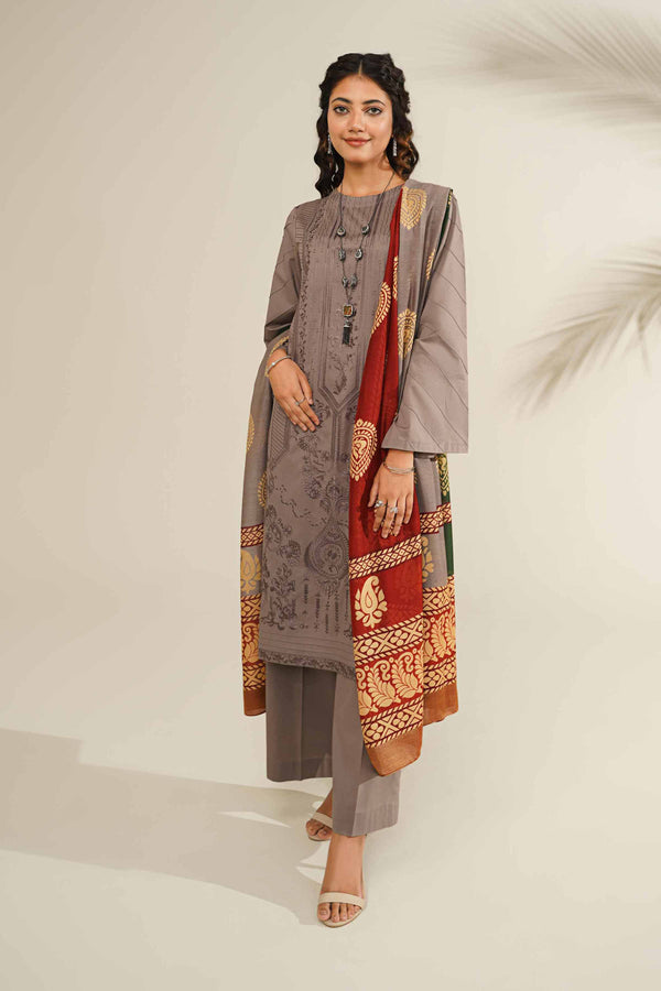 3 Piece - Embroidered Suit -  42301762