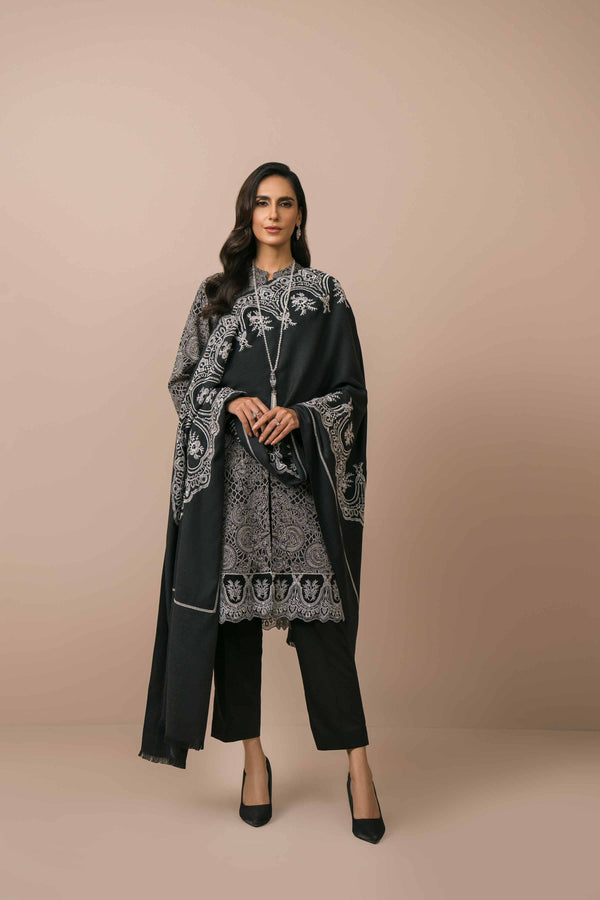 Naushad Imdad Embroidered Chiffon Suits Unstitched 3 Piece ND23C C2 - Luxury Collection