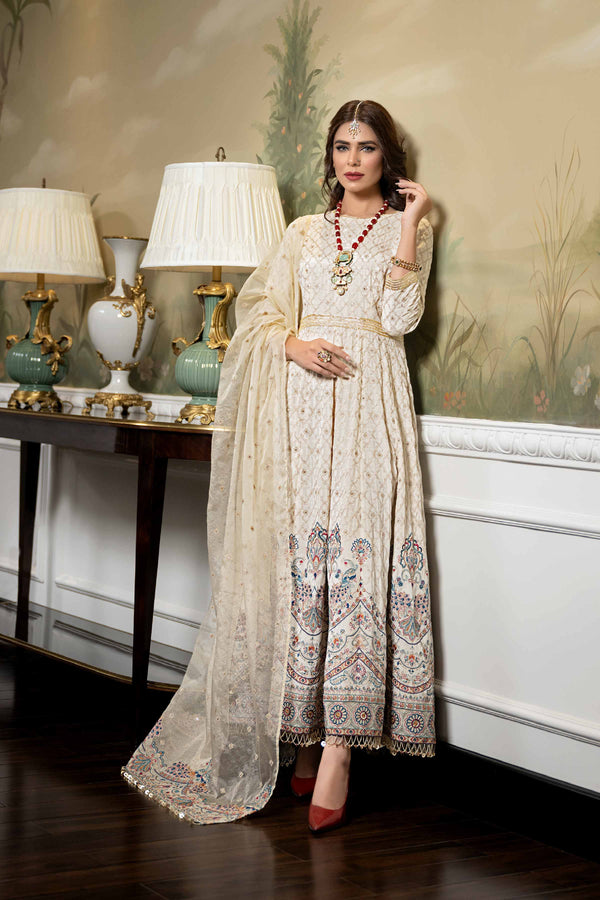 2 Piece - Embroidered Suit - 42308004