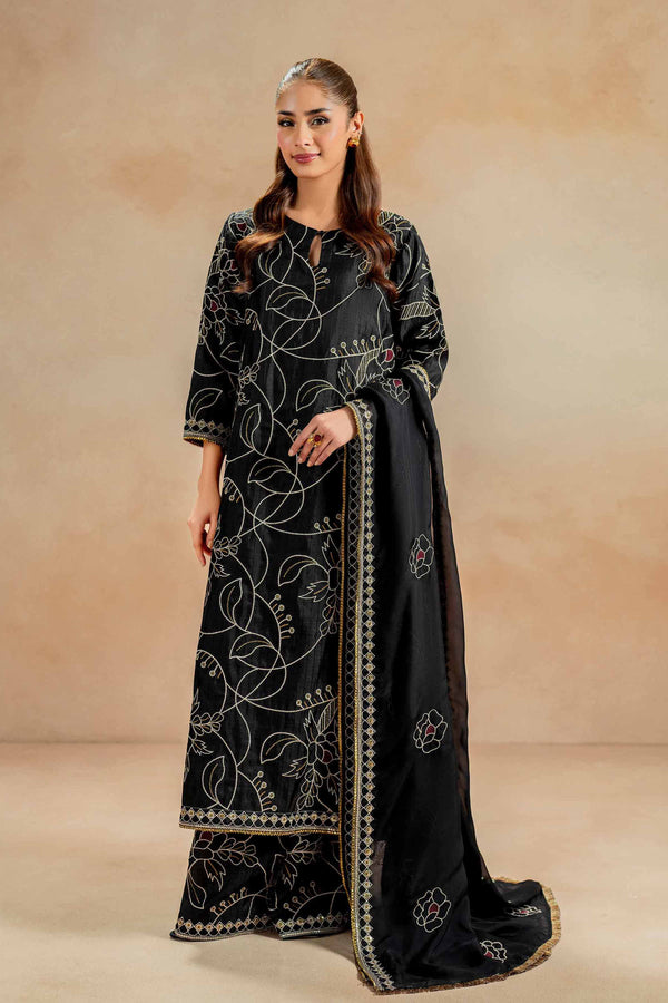 Luxury Embroidered 3 Piece Suit Winter Collection 2024