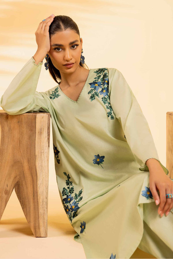 2 Piece - Dyed Embroidered Suit - 42401062
