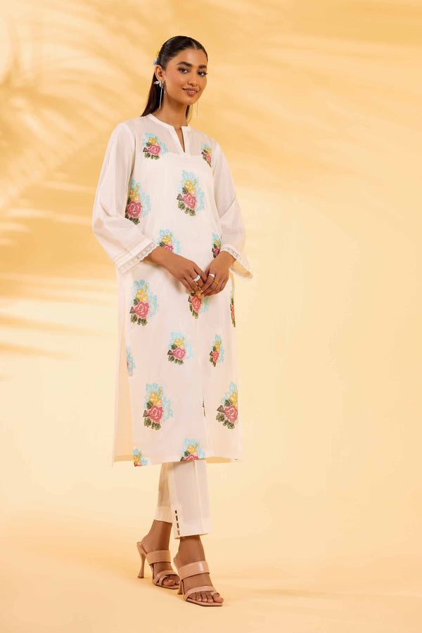 2 Piece - Dyed Embroidered Suit - 42401066