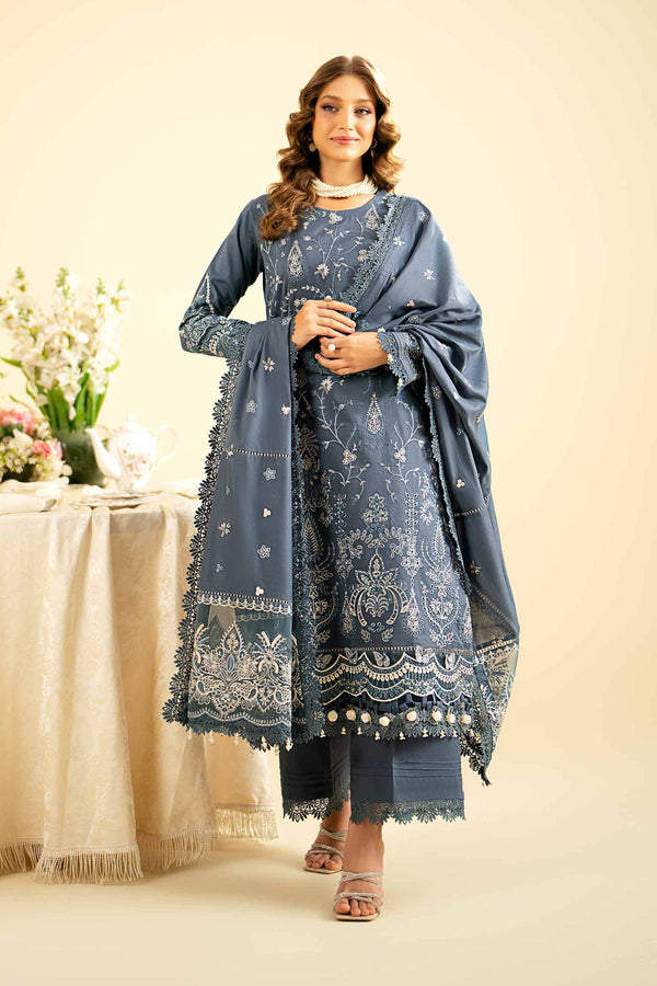 3 piece - Dyed Embroidered Suit - 42401334