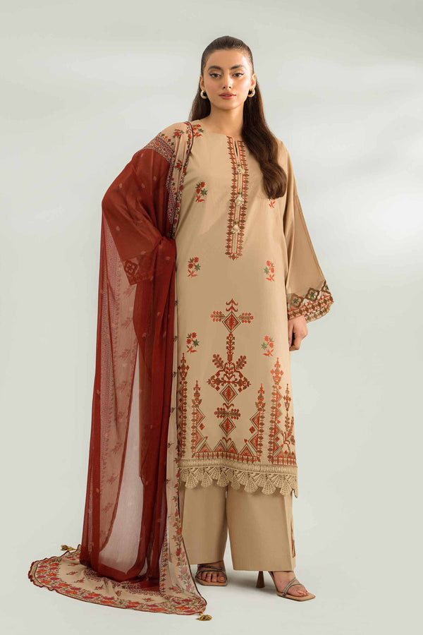 3 Piece - Embroidered Suit - 42401429