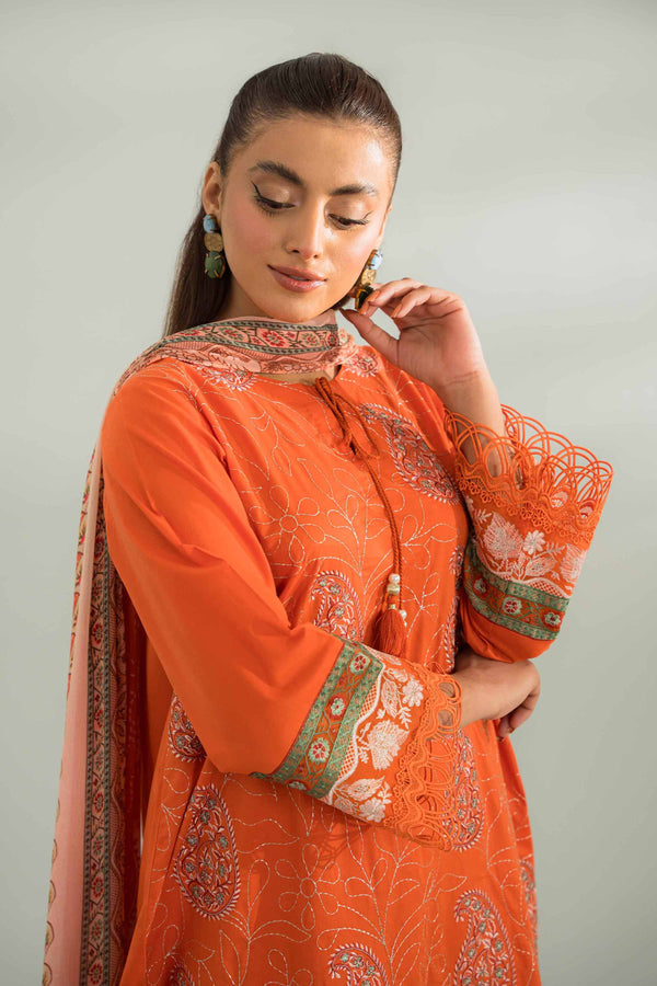 3 Piece - Embroidered Suit - 42401434
