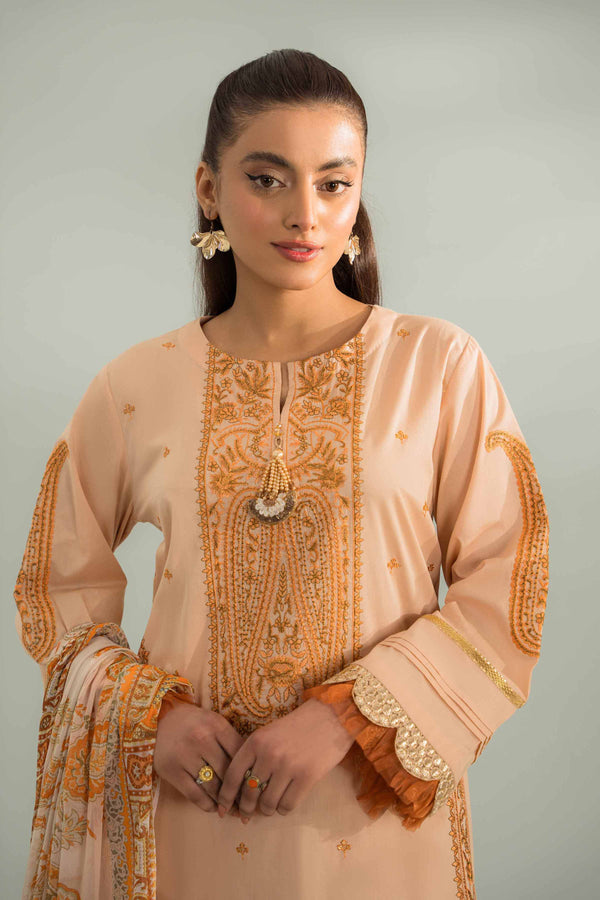 3 Piece - Embroidered Suit - 42401437
