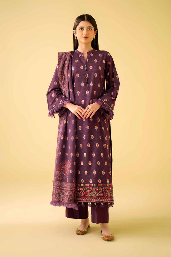 2 Piece - Printed Embroidered Suit - 42401575