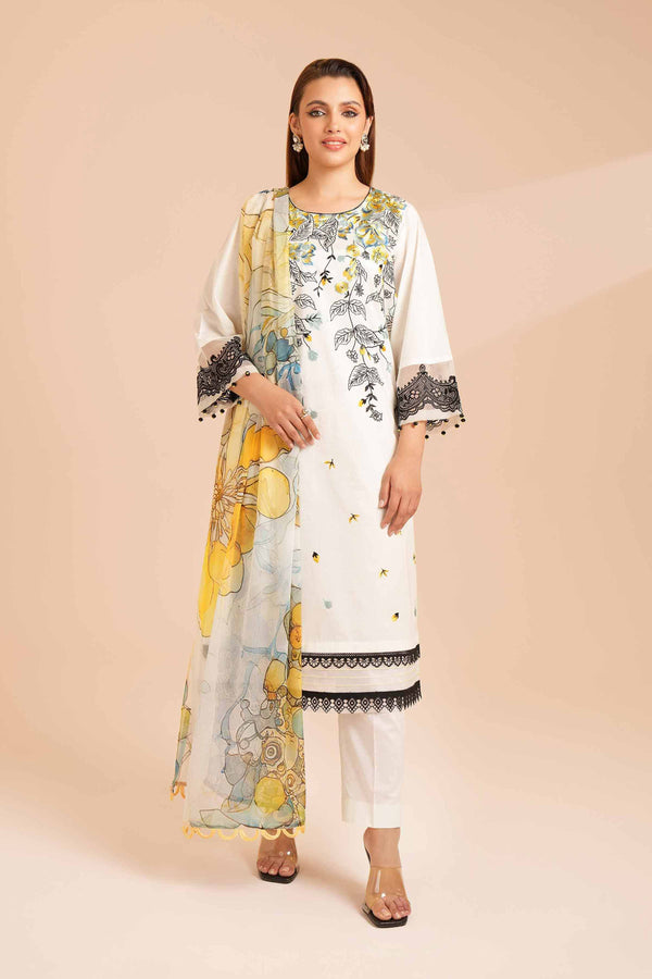 3 Piece - Embroidered Suit - 42401691
