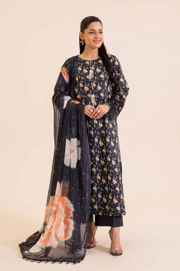 2 Piece - Printed Embroidered Suit - 42401713