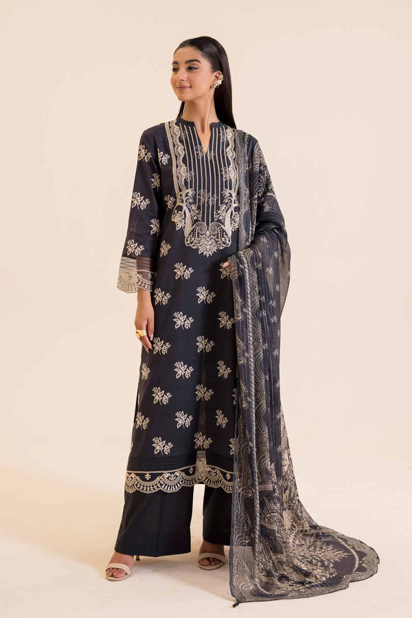 2 Piece - Printed Embroidered Suit - 42401717
