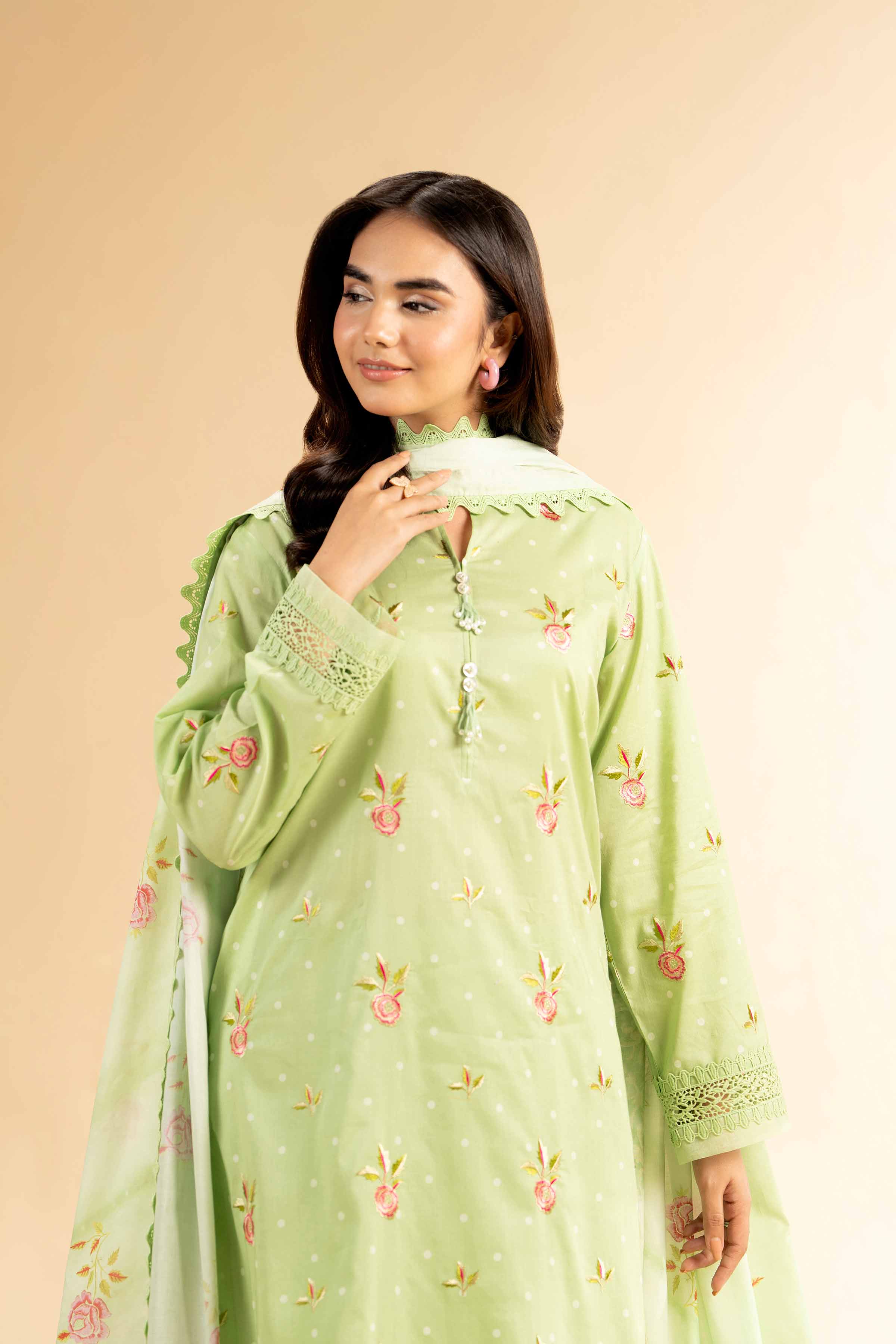 3 Piece - Printed Embroidered Suit - 42401819-1 for Women - Unstitched Collection | Nishat | Shop Online
