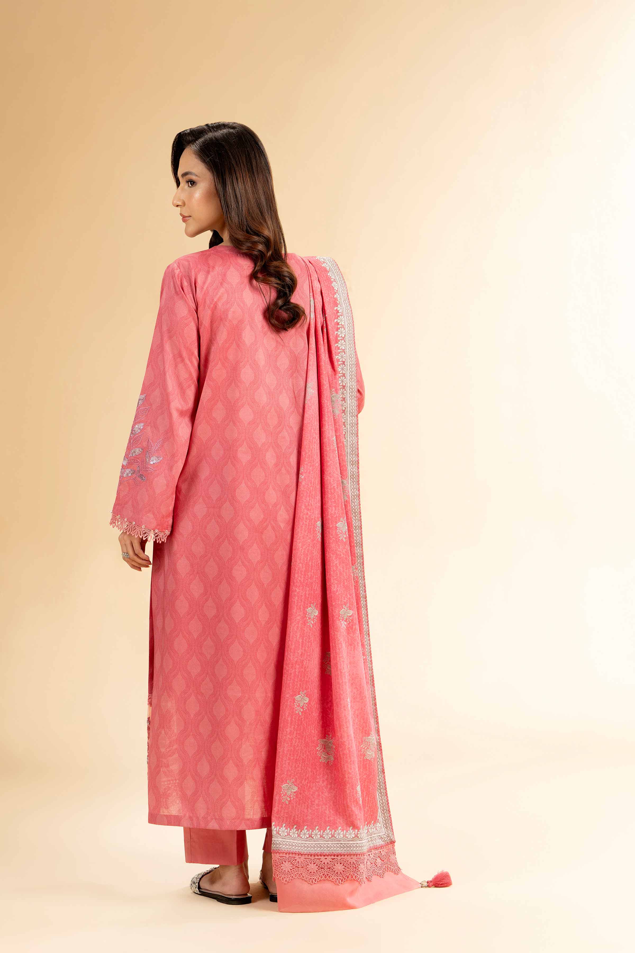 3 Piece - Printed Embroidered Suit - 42401820-1 for Women - Unstitched Collection | Nishat | Shop Online