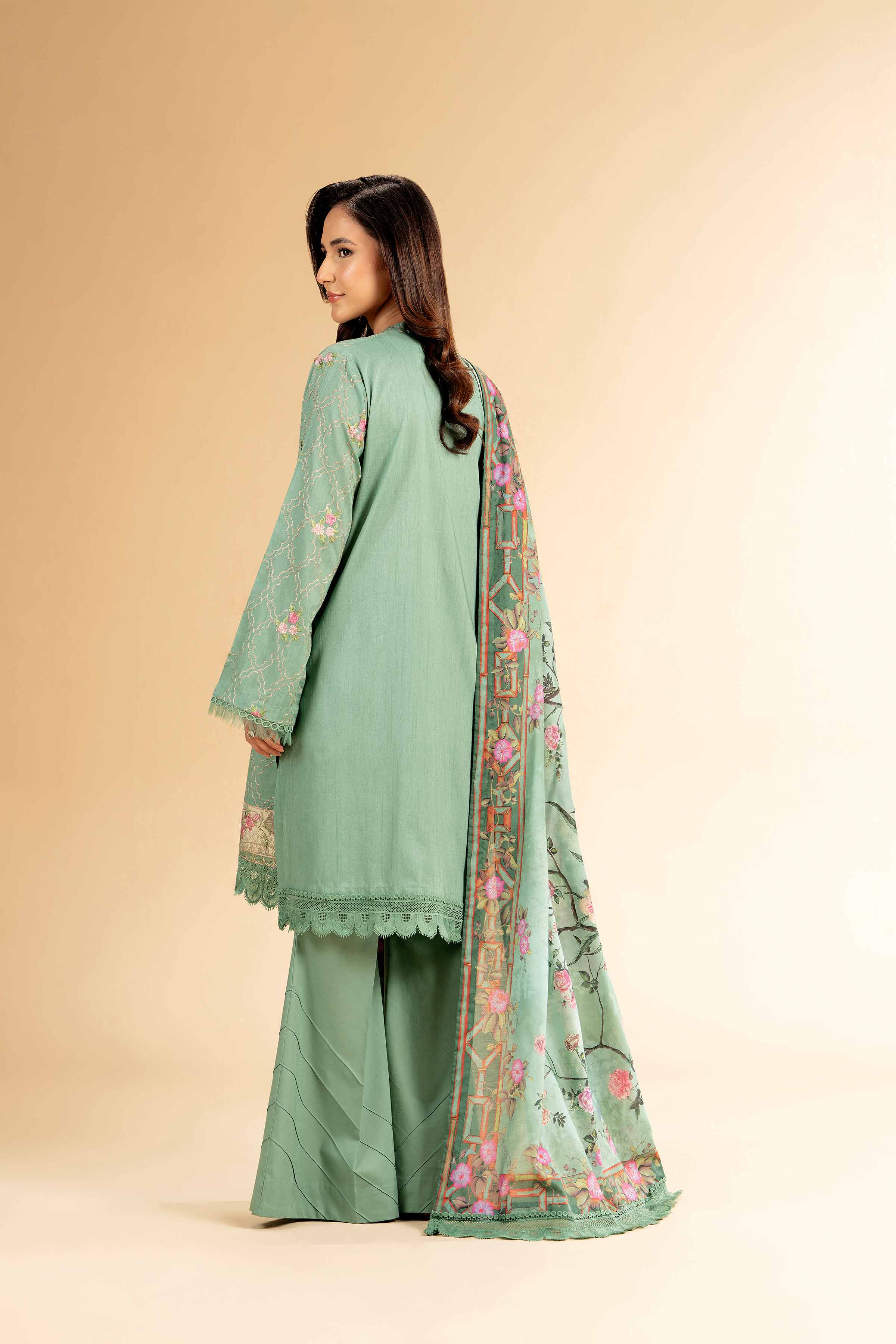 3 Piece - Printed Embroidered Suit - 42401821-1 for Women - Unstitched Collection | Nishat | Shop Online
