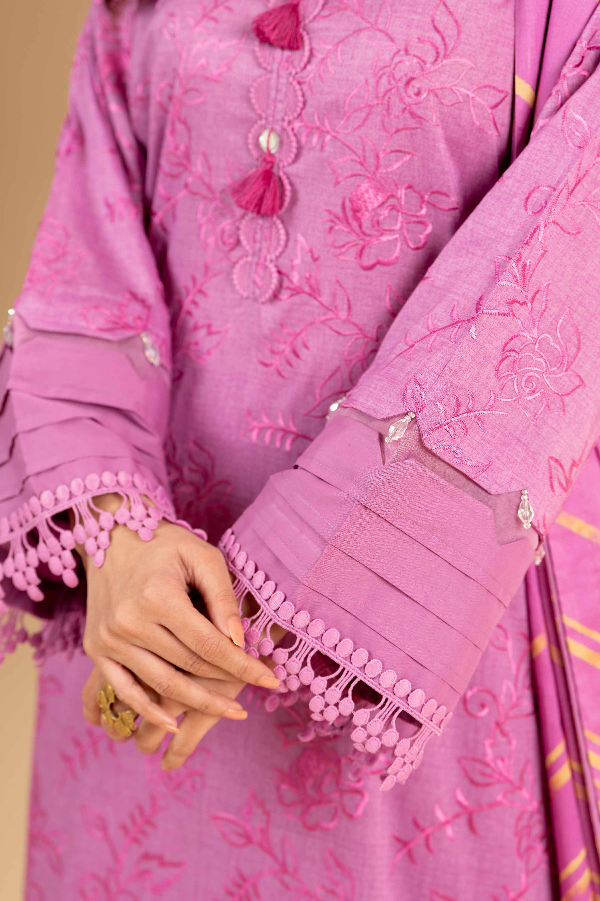 3 Piece - Printed Embroidered Suit - 42401822-1 for Women - Unstitched Collection | Nishat | Shop Online