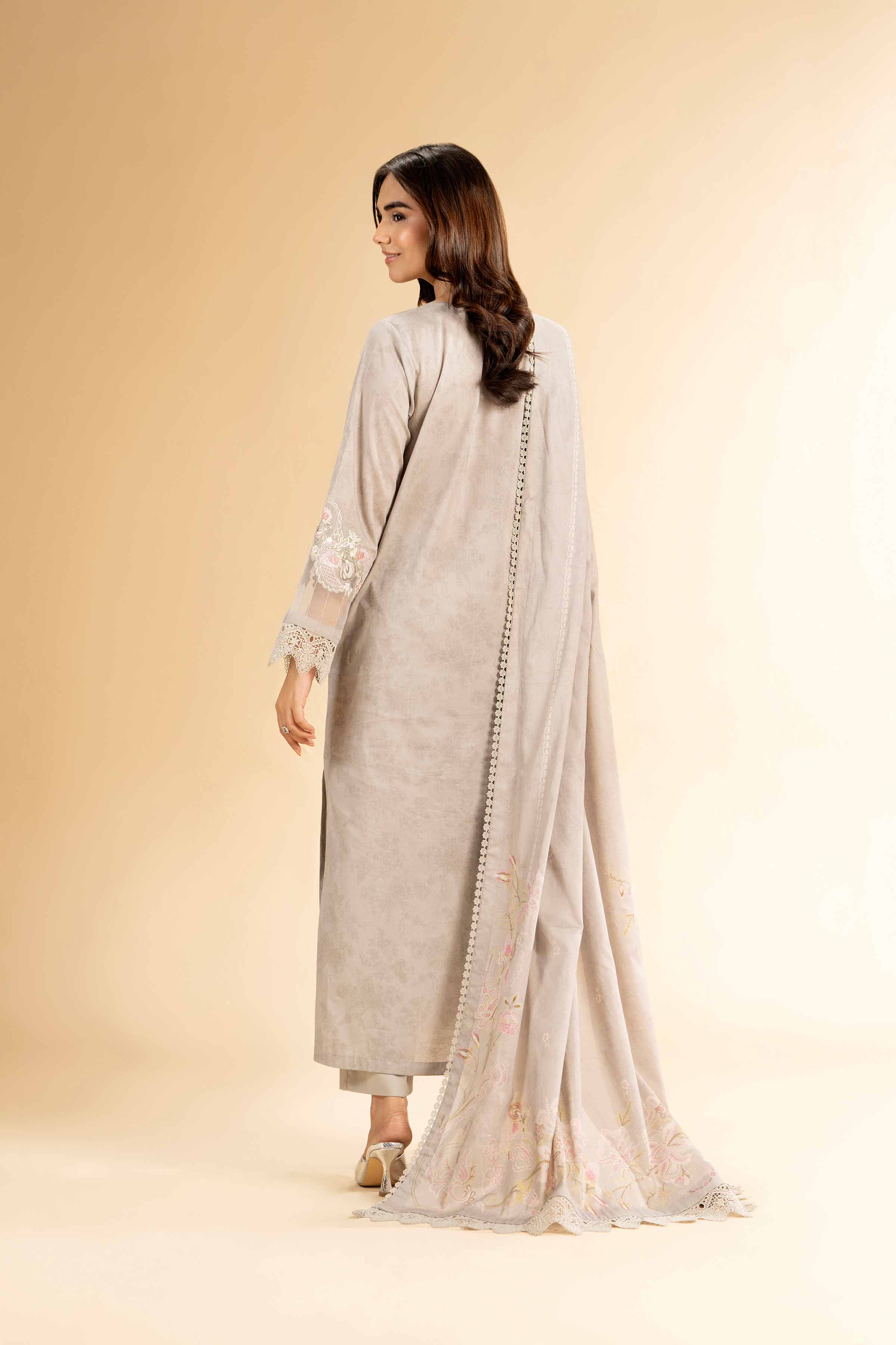 3 Piece - Printed Embroidered Suit - 42401823-1 for Women - Unstitched Collection | Nishat | Shop Online