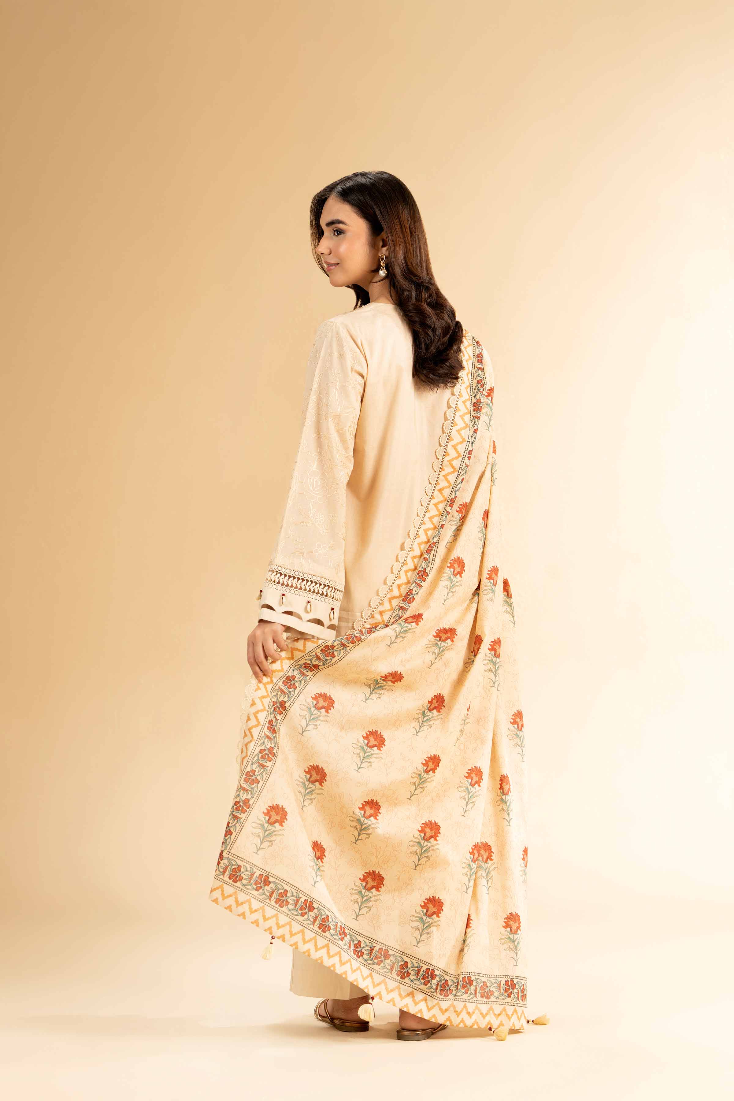 3 Piece - Printed Embroidered Suit - 42401825-1 for Women - Unstitched Collection | Nishat | Shop Online