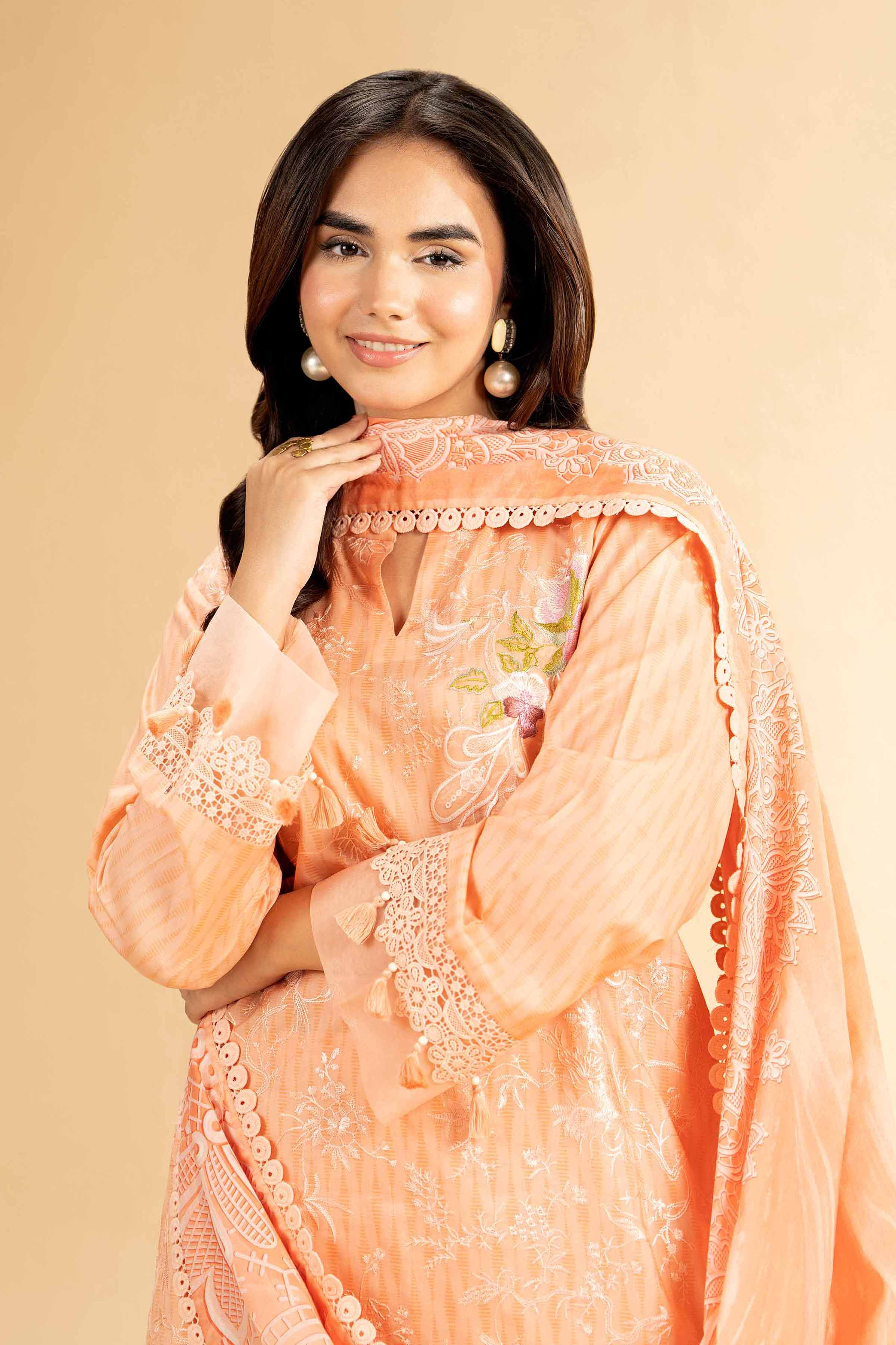 3 Piece - Printed Embroidered Suit - 42401826-1 for Women - Unstitched Collection | Nishat | Shop Online