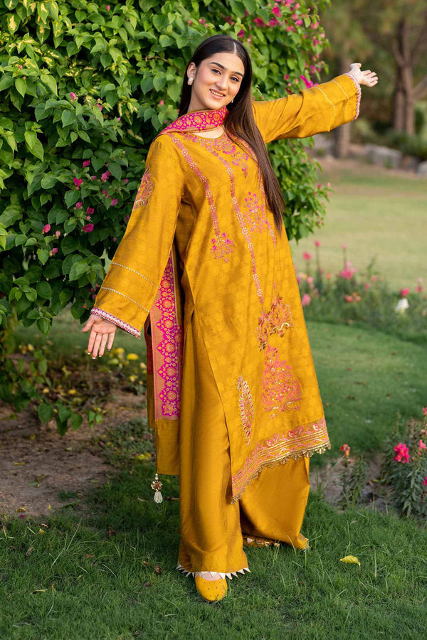 3 Piece - Yarn Dyed Embroidered Suit - 42401982