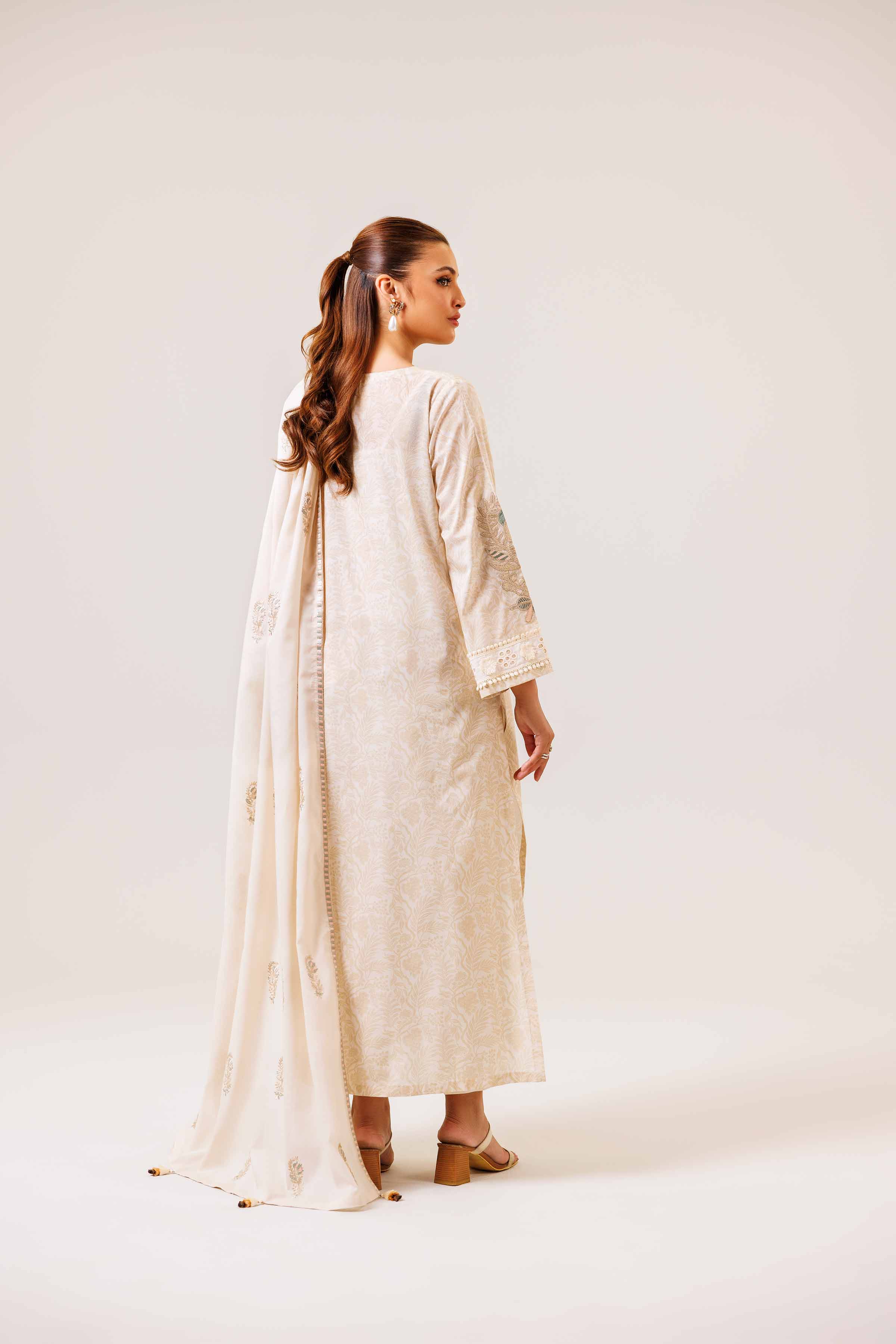 3 Piece - Printed Embroidered Suit - 42401985-1 for Women - Unstitched Collection | Nishat | Shop Online